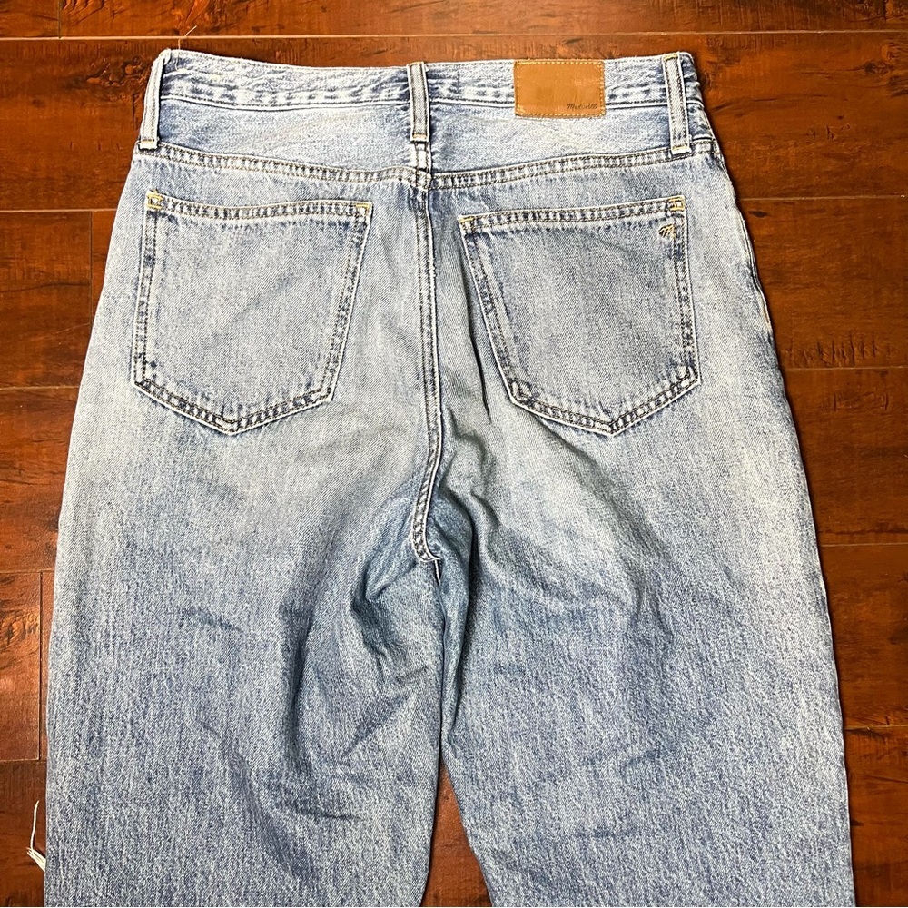 MADEWELL Denim The DadJean Duane Wash Ripped Edition Jeans Loose Fit Size 26 - Picture 7 of 12
